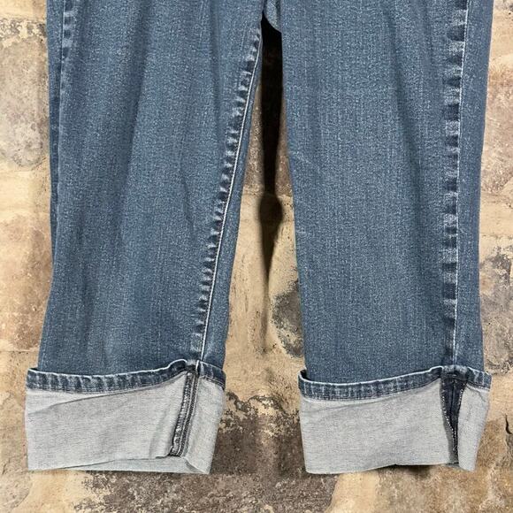 Levi's 515 Jeans Capri Blue Woman's 10 Stretch Casual Summer Vacation Basic - Picture 3 of 14